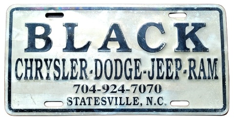 Tablica dekoracyjna - Chrysler, Dodge