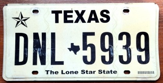Texas - tablica z USA