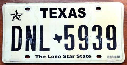 Texas - tablica z USA