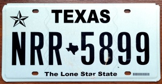Texas - tablica z USA