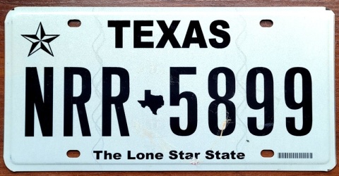Texas - tablica z USA