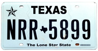 Texas - tablica z USA