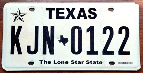Texas - tablica z USA