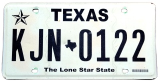 Texas - tablica z USA