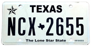 Texas - tablica z USA
