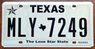 Texas - tablica z USA