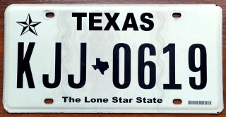 Texas - tablica z USA