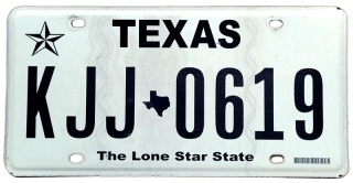 Texas - tablica z USA
