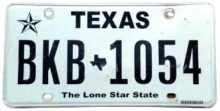 Texas - tablica z USA