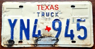 Texas - tablica z USA