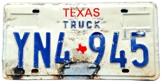 Texas - tablica z USA