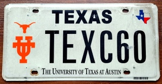Texas - tablica z USA