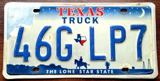 Texas - tablica z USA
