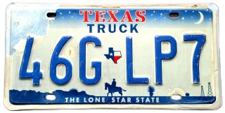 Texas - tablica z USA