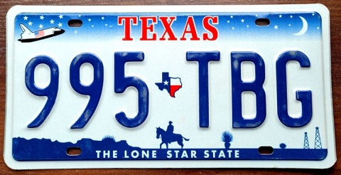 Texas - tablica z USA