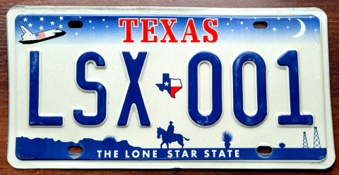 Texas - tablica z USA