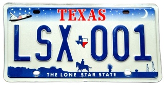 Texas - tablica z USA