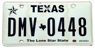 Texas - tablica z USA