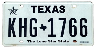 Texas - tablica z USA