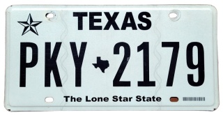 Texas - tablica z USA