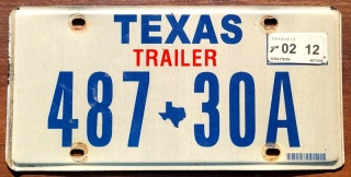 Texas - tablica z USA