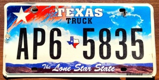 Texas - tablica z USA