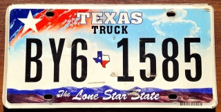 Texas - tablica z USA