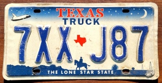 Texas - tablica z USA