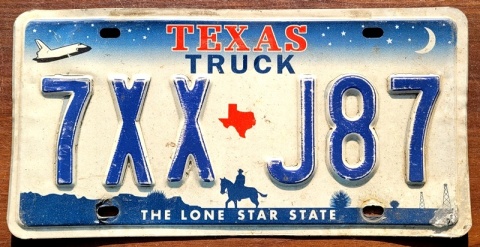 Texas - tablica z USA