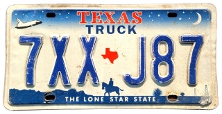 Texas - tablica z USA