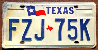 Texas - tablica z USA