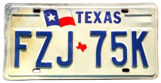 Texas - tablica z USA