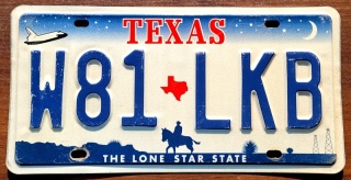 Texas - tablica z USA