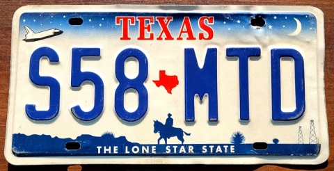 Texas - tablica z USA