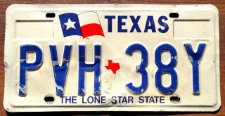 Texas - tablica z USA