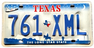 Texas - tablica z USA