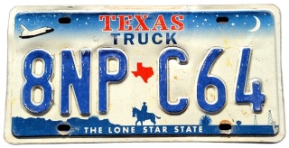 Texas - tablica z USA