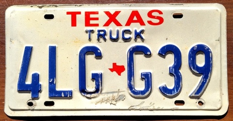 Texas - tablica z USA