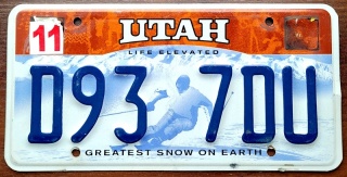 Utah - tablica z USA