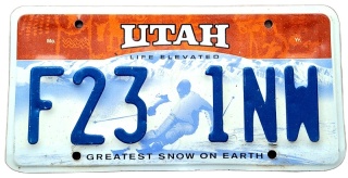 Utah - tablica z USA