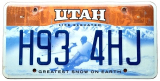 Utah - tablica z USA