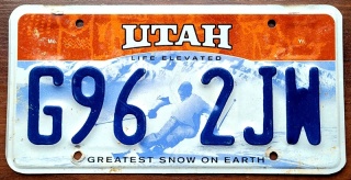 Utah - tablica z USA