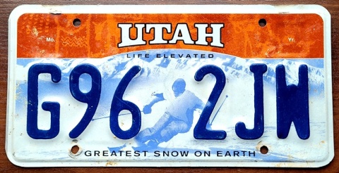 Utah - tablica z USA
