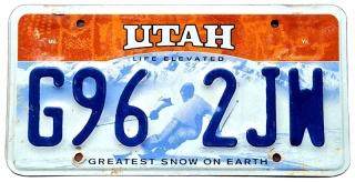 Utah - tablica z USA