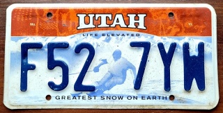 Utah - tablica z USA