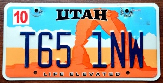 Utah - tablica z USA