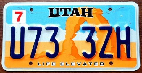 Utah - tablica z USA