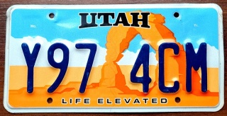 Utah - tablica z USA