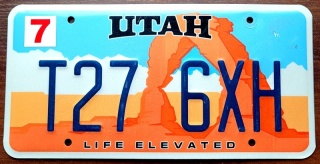 Utah - tablica z USA