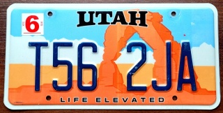 Utah - tablica z USA